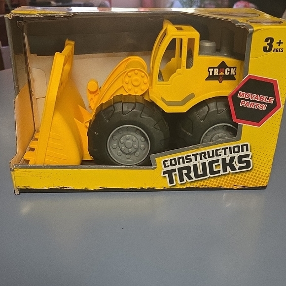 Misco Toys Other - Trac Yellow Construction Loader Toy with Movable Parts
